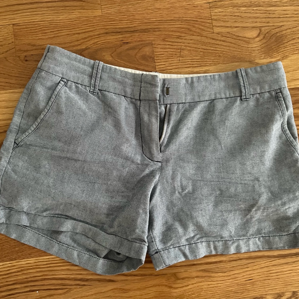 J. Crew Light blue grey Tailored Cotton Shorts
